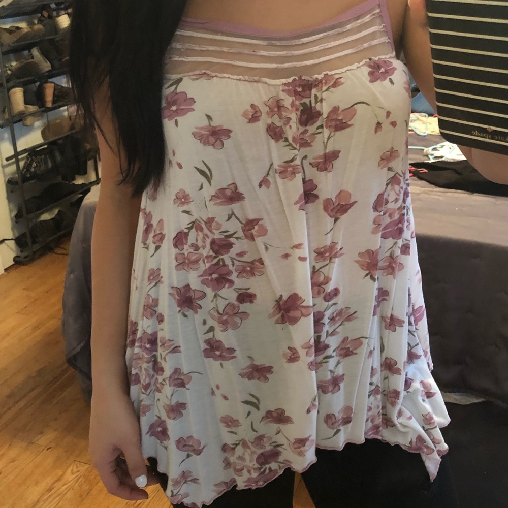 Silence + noise floral tank